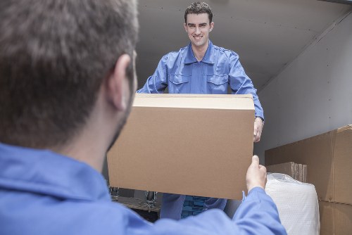 Removal team planning a local move in Highbury