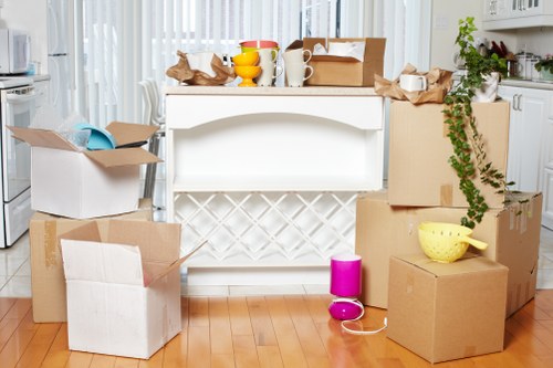 Room-by-room packing support for a home move in Highbury