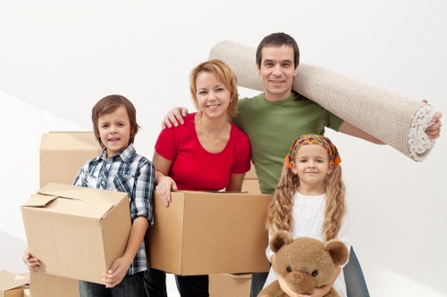 Moving day planning and logistics for homes and flats in Highbury