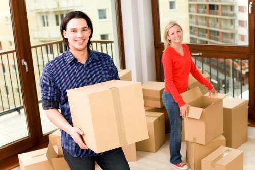 Prepared furniture items stored securely for short-term or longer-term use in Highbury